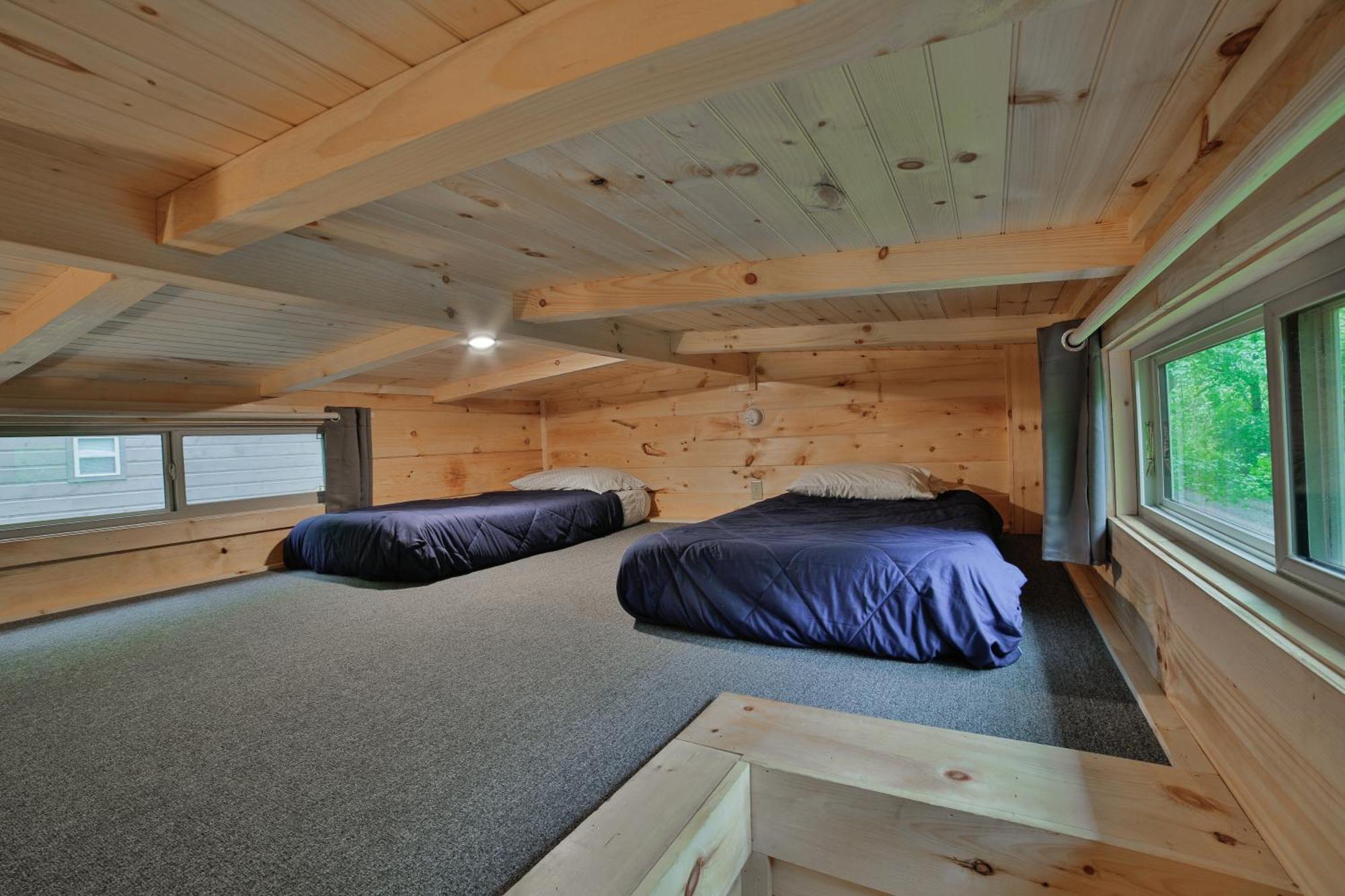 שאטאנוגה Lena Cabin Wooded Tiny Cabin - Hot Tub מראה חיצוני תמונה